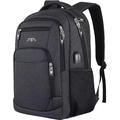School Backpack Boys / Girls / Teenagers, Backpack School, Laptop Backpack for Men / Women, Daypacks Business Backpack with USB, Charcoal, 17,3 Zoll, Rucksack