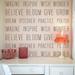 Isabelle & Max™ Encouraging Verbs Wall Decal Vinyl in Red | 54 H x 48 W in | Wayfair 815F4E2C97A74ECDA8BA7318591B86D2