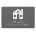 Brown 1 x 18 W in Kitchen Mat - The Holiday Aisle® Dimond Shalom & Welcome to Our Home Kitchen Mat Synthetics | 1 H x 18 W in | Wayfair