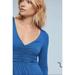 Anthropologie Dresses | Anthropologie By Maeve Ruched V-Neck Dress | Color: Blue | Size: S