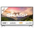 SHARP 50BL2EA Android TV 126 cm (50 Zoll) 4K Ultra HD LED Fernseher (Smart TV, Harman Kardon, Google Assistant)