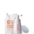 Hairstory New Wash KIT - Hair Cleanser 8oz + Hair Powder 1.35oz + Scalp Brush for Cleansing and Conditioning