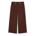 Dorothy Perkins Damen Crepe Crop Wide Leg Chocolate Hose, Braun (Brown 160), 32 (Herstellergröße: 6)