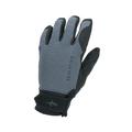 SEALSKINZ Unisex Waterproof All Weather Glove - Grey/Black, Small