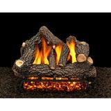 American Gas Log Cheyenne Glow Vented Propane/Natural Gas Fireplace Log Set in White | 16 H x 28 W x 14 D in | Wayfair CG-18-PSS101RR-S-DBL