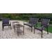 Winston Porter Cheree 5 Piece Sofa Seating Group Set Metal in Brown | Outdoor Furniture | Wayfair 90100-5-CF