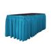 Ebern Designs Fithian Table Skirt Polyester in Blue | 29 D in | Wayfair 5F10961D8CC142E28C17AB266F15FD5F
