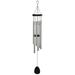 World Menagerie Tranquility Wind Chime Wood/Metal in Brown | 39 H x 5.5 W x 5.5 D in | Wayfair 8089F1563F2D45B8A0D1F89EE6DE814B