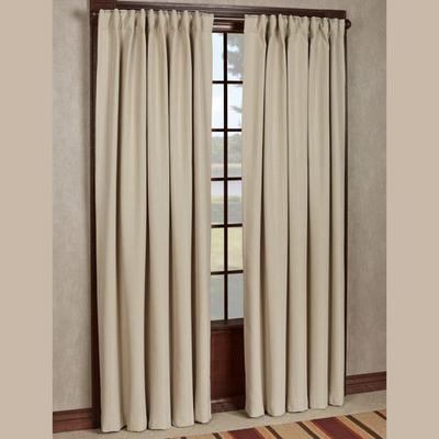 Grand Pointe Curtain Panel, 54 x 63, Natural