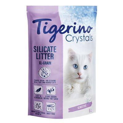 6x 5l Tigerino Crystals XL-Grain Sensitive Katzenstreu – parfümfrei