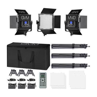 GVM 672S-B Bi-Color LED Light Panel (3-Light Kit) GVM-672S-B3L