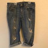 American Eagle Outfitters Jeans | American Eagle Short Boy Cut Jeans | Color: Blue | Size: 4