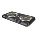 Courant Electric Double Burner | 3.54 H x 18.43 W x 9.45 D in | Wayfair CEB-2183W