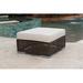 Andover Mills™ Dan Outdoor Ottoman w/ Cushion | 12 H x 30 W x 30 D in | Wayfair 903-1323-JBP-O/Z-680-SU-725