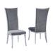 Orren Ellis Attleborough Dining Chair Upholstered/Metal/Fabric in Gray | 45.87 H x 27.76 W x 19.29 D in | Wayfair 47AB774F4F4D4D56AF11E59796B64A81