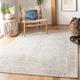 Gray/White 48 x 0.39 in Indoor Area Rug - Bungalow Rose Brooksland Southwestern Ivory/Gray Area Rug Polypropylene | 48 W x 0.39 D in | Wayfair