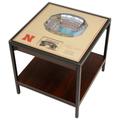 Brown Nebraska Huskers 25-Layer StadiumView Lighted End Table