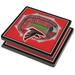 Red Atlanta Falcons 3D StadiumViews Coasters