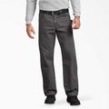 Dickies Men's Relaxed Fit Sanded Duck Carpenter Pants - Rinsed Slate Size 30 32 (DU336)