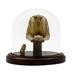 Millwood Pines Kevan Eastern Diamondback Rattlesnake Head & Tail Rattle in Glass Dome Display Glass in Brown/Gray | 3.5 H x 3 W x 2 D in | Wayfair