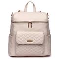 Monaco Diaper Bag Backpack (Pastel Pink)