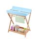 HANSHAN Bedding Diaper Table, Changing Table Baby Care Station on Bed Multifunction Storage Portable Foldable Massage Baby Cot Blue 25 × 20 × 30 Inch