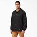 Dickies Men's Snap Front Jacket - Black Size L (76242)