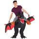 Morph MCROIDS Ride on Costume, Black Dragon Adult, One Size