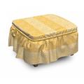 East Urban Home Giraffe Skin Ottoman Slipcover Polyester in Pink | 16 H x 38 W x 0.1 D in | Wayfair 37137E10C7A84E0F8E74A22598AA3A81