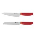 ZWILLING J.A. Henckels Zwilling Now S 2-piece Completer High Carbon Stainless Steel in Orange | Wayfair 53031-002