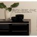 Winston Porter Faith, Hope & Love Wall Decal Vinyl in Black | 5 H x 33 W in | Wayfair RMK1767SS