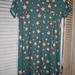 Lularoe Dresses | *Nwot* Lularoe Carly | Color: Cream/Green/Red | Size: M