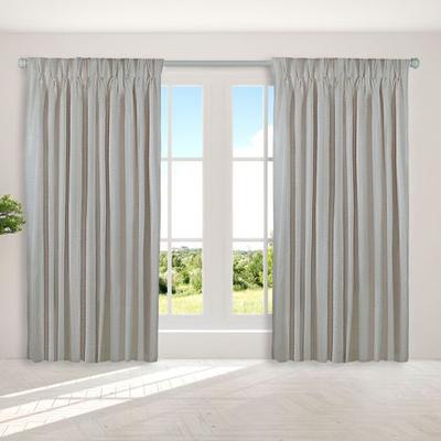 Marshfield Drapery Wide Width Pinch Pleat Curtain Pair, 100 x 84, Dark Gray
