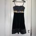 Anthropologie Dresses | Floreat Black Velvet Dress | Color: Black | Size: 6