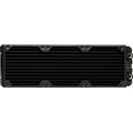 Corsair Hydro X Series XR5 Radiator (280 mm, Zwei 140-mm-Lüfterbefestigungen, Einfache Installation, Kupferkonstruktion, Hochwertige Polyurethan-Beschichtung, Integrierte Schraubenführungen) schwarz