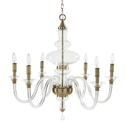 Mila 6-Light Blown Glass Chandelier - Ballard Designs