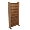 Rebrilliant 440 CD Multimedia Storage Rack Wood/Solid Wood in Brown | 53.5 H x 24.25 W x 7.25 D in | Wayfair A0EDF3E2531047FBA9F1AD347DB2FBF3