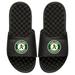 Men's ISlide Black Oakland Athletics Personalized Primary Logo Slide Sandals