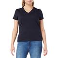 Tommy Hilfiger - Women's Heritage V Neck Tee - Womens T Shirts - Tommy Hilfiger Women - V Neck T Shirt - Blue - Size S