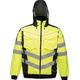 Regatta Mens Hi-Vis Waterproof Safety Workwear High Visibilty Bomber Jacket (XL, Yellow Navy)