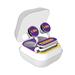 LSU Tigers Stripe Design Wireless Earbuds