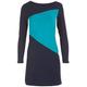 Winshape Damen Minikleid Zeitloses A-Linien-Minikleid WK3 mit Kontrastfarbenem Einsatz, Street Style Sport Freizeit