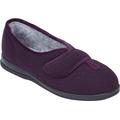 Cosyfeet Diane - Plum - 6-6E - Extra Roomy Women's Slippers