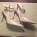 Nine West Shoes | 3/$30 Nine West Ankle-Strap Heels | Color: Cream | Size: 7.5