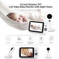 Night Vision Baby Monitor, Portable Video Baby Monitor with Temperature,Baby Monitor with Camera and Double Audio,3.5?, Worry-Free Battery Life