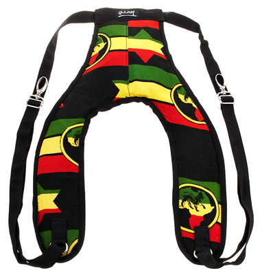 Terre Djembe Back Pack Strap Rasta