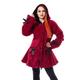 Poizen Industries Alison Coat Women Short Coat red S, 100% Polyester,