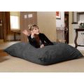 Symple Stuff Large Classic Bean Bag Scratch/Tear Resistant/Microfiber/Microsuede in Gray | 12 H x 66 W x 54 D in | Wayfair TS-HPL-MS03