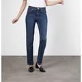 Mac Jeans "Melanie" Damen new basic wash, Gr. 42-30, Baumwolle, Denim Hosen