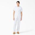 Dickies Women's Flex Cooling Short Sleeve Coveralls - White Size M (FV332F)